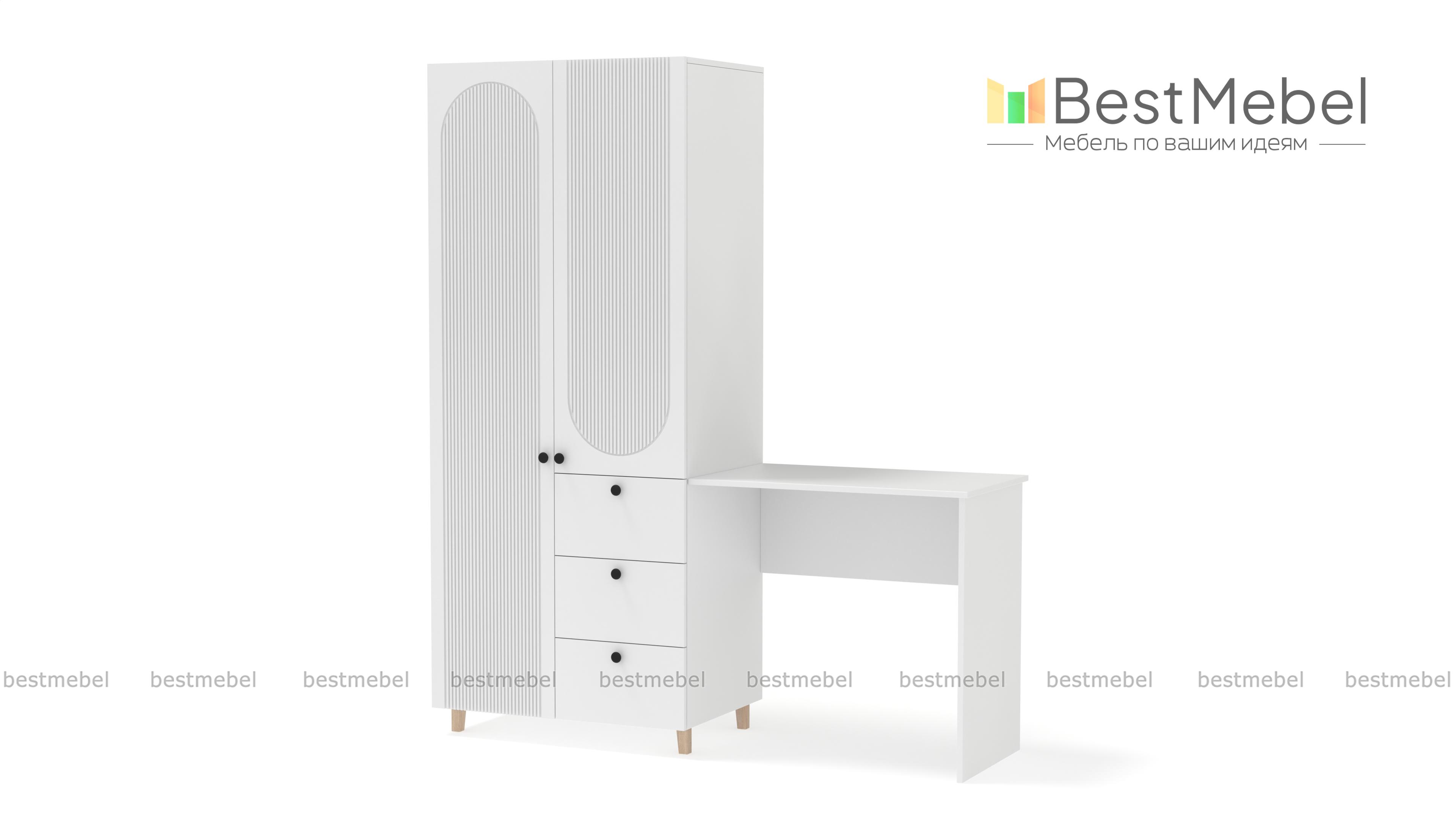 Шкаф со столом Рене 6 BMS - Фото