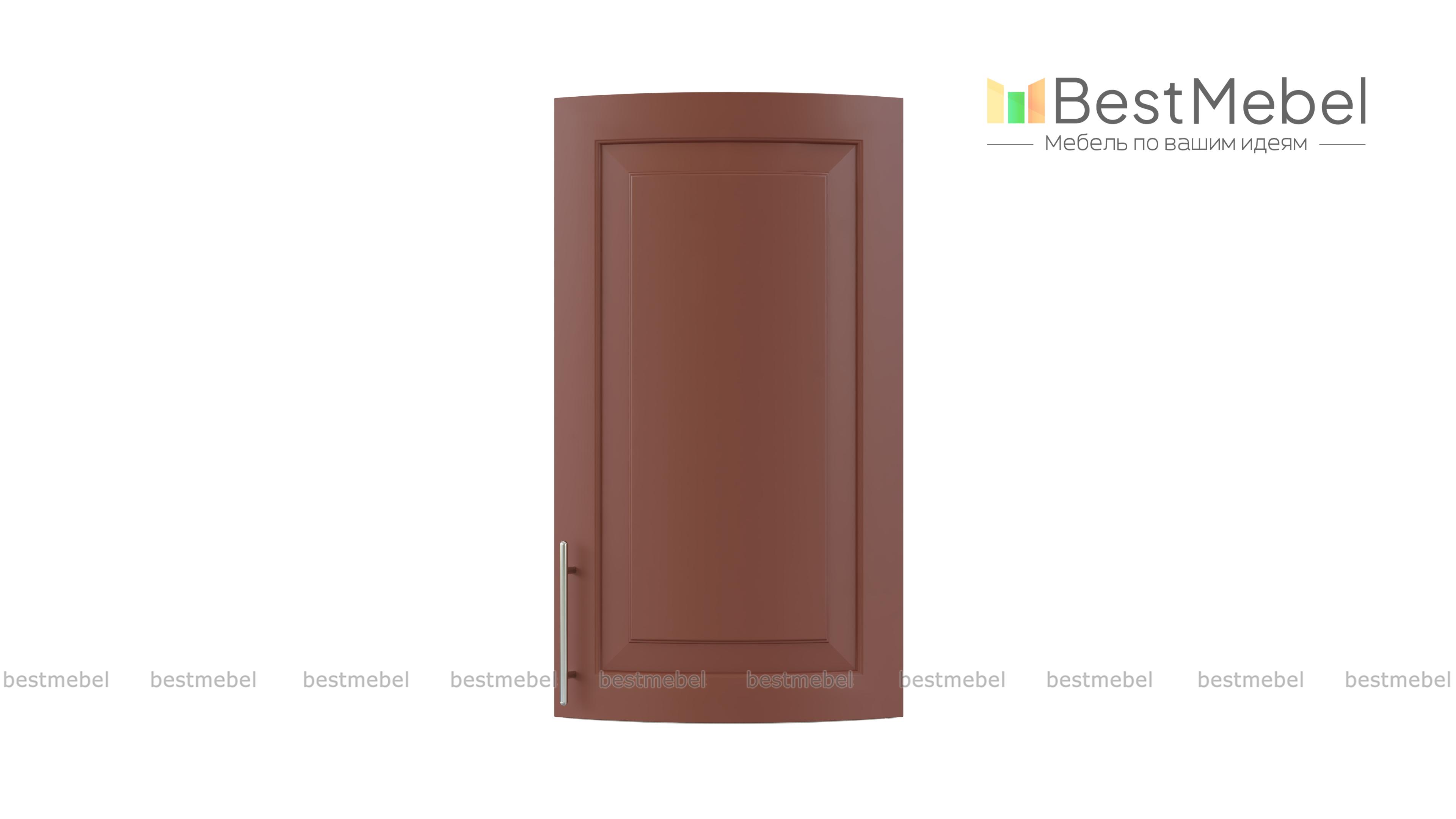 Шкаф верхний радиусный торцевой Ирен BMS - Фото