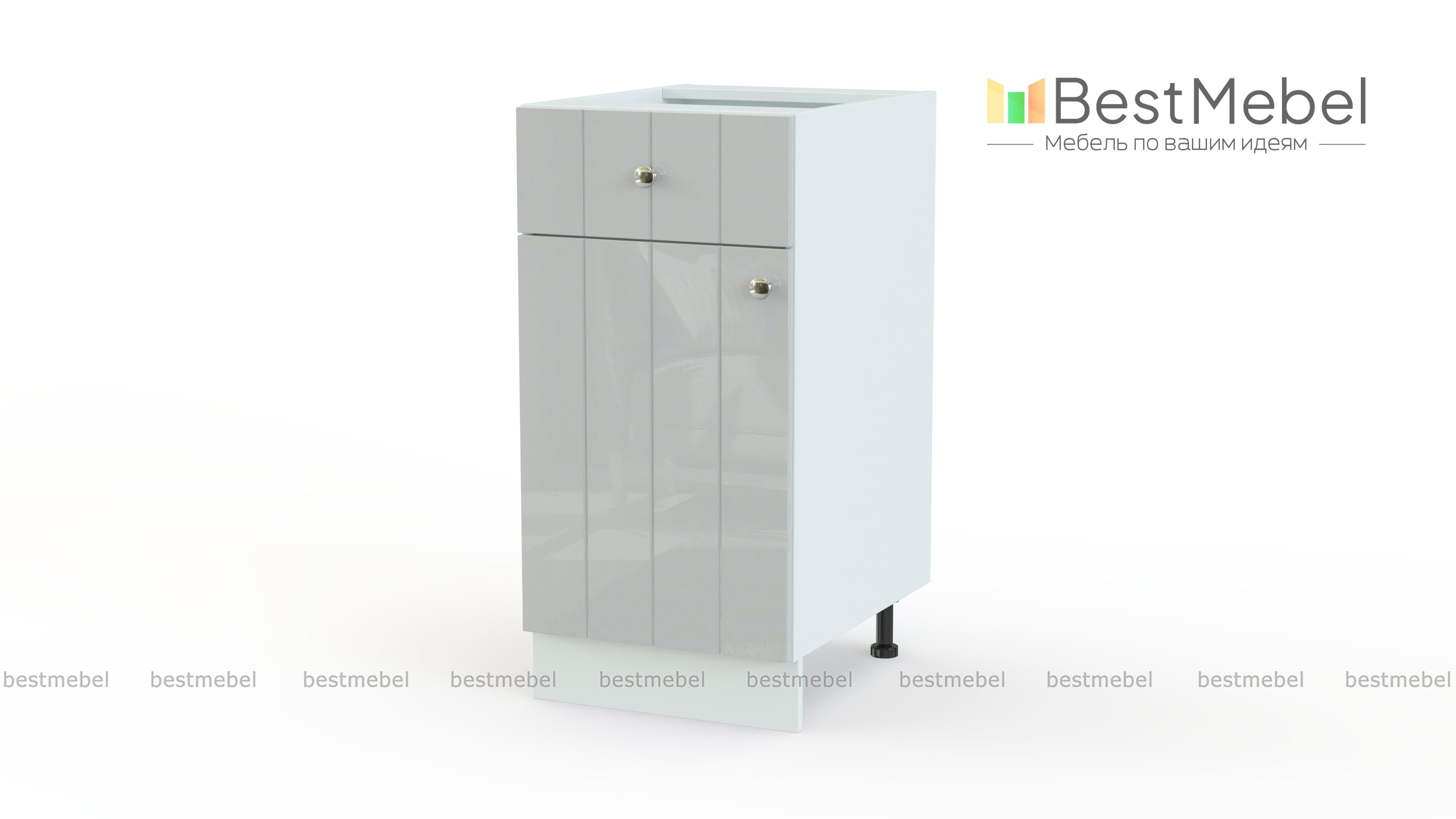 Шкаф нижний с 1-ой дверцей и ящиком Прованс BMS - Фото