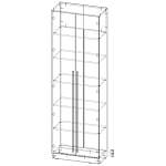 Шкаф распашной Айва 4 BMS