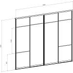 ЭСКИЗ Двери-купе №000125488 (3382х2682х100)