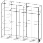 Схема сборки Шкаф распашной Руан 5 BMS